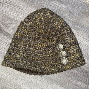 Columbia Knit Beanie with Button Accents